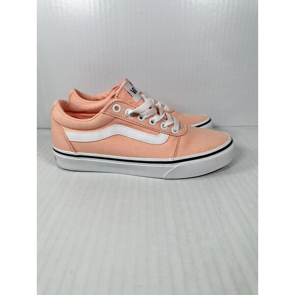 VANS Ward Canvas Shoes Women’s Size 6 Tropical Peach Sneakers Skate Low Tops NEW - Picture 1 of 8